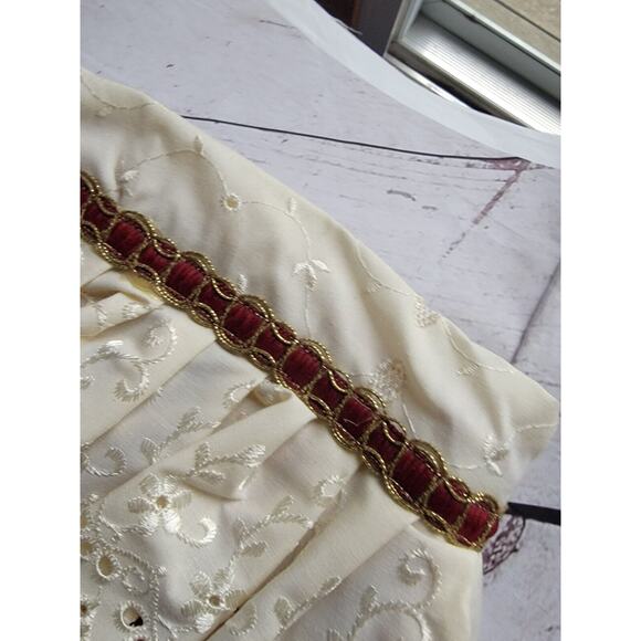 Vintage Victoian Diva Heel Christmas Stocking Tapestry Material - Picture 3 of 11